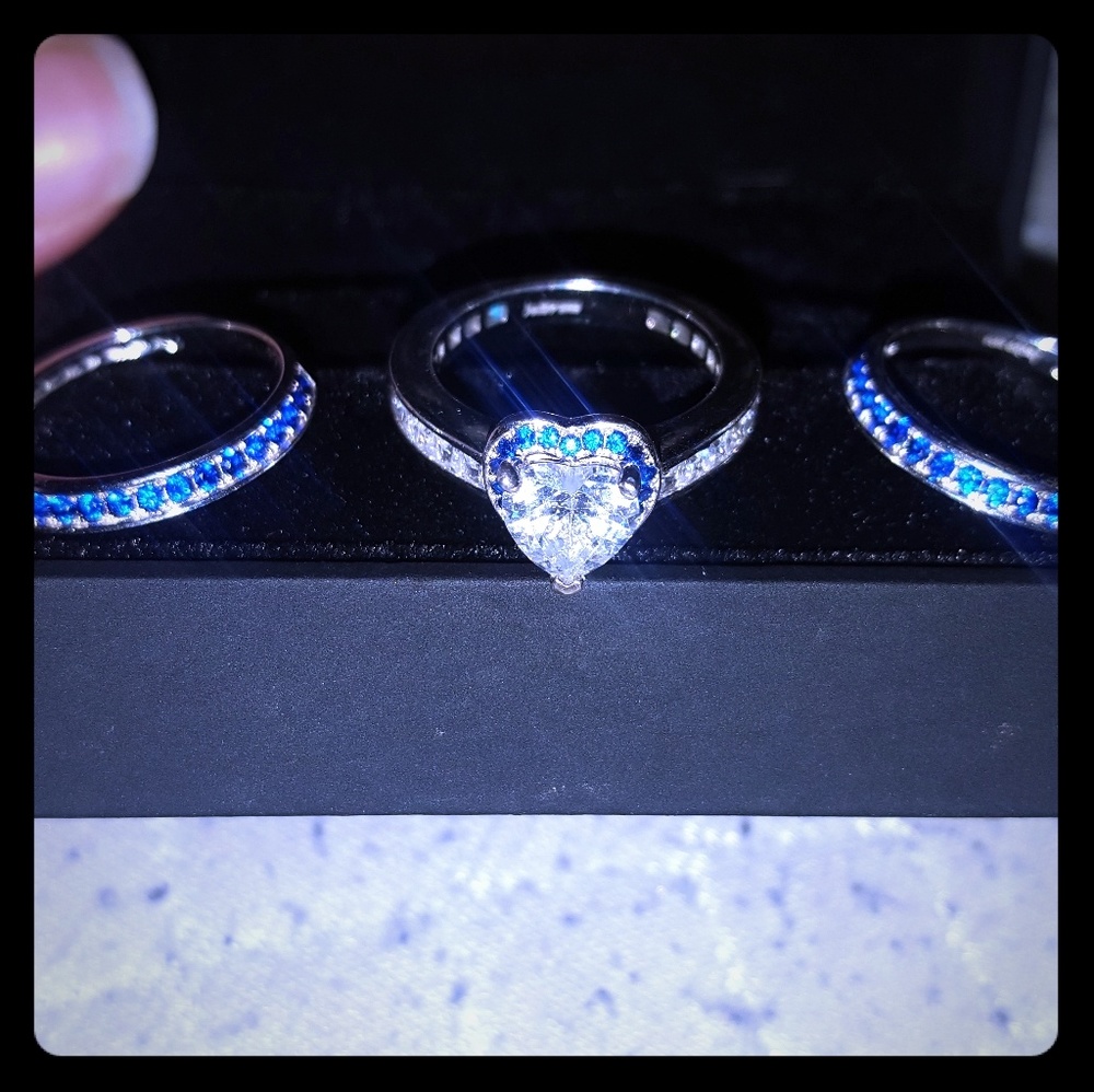 Stackable Wedding/Engagement Rings - image 1